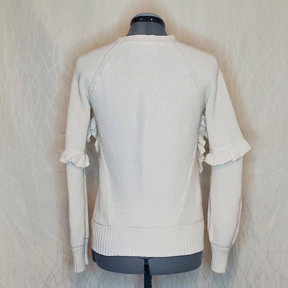 Highline Collective Knit Ruffle Sweater size small - Picture 2 of 6